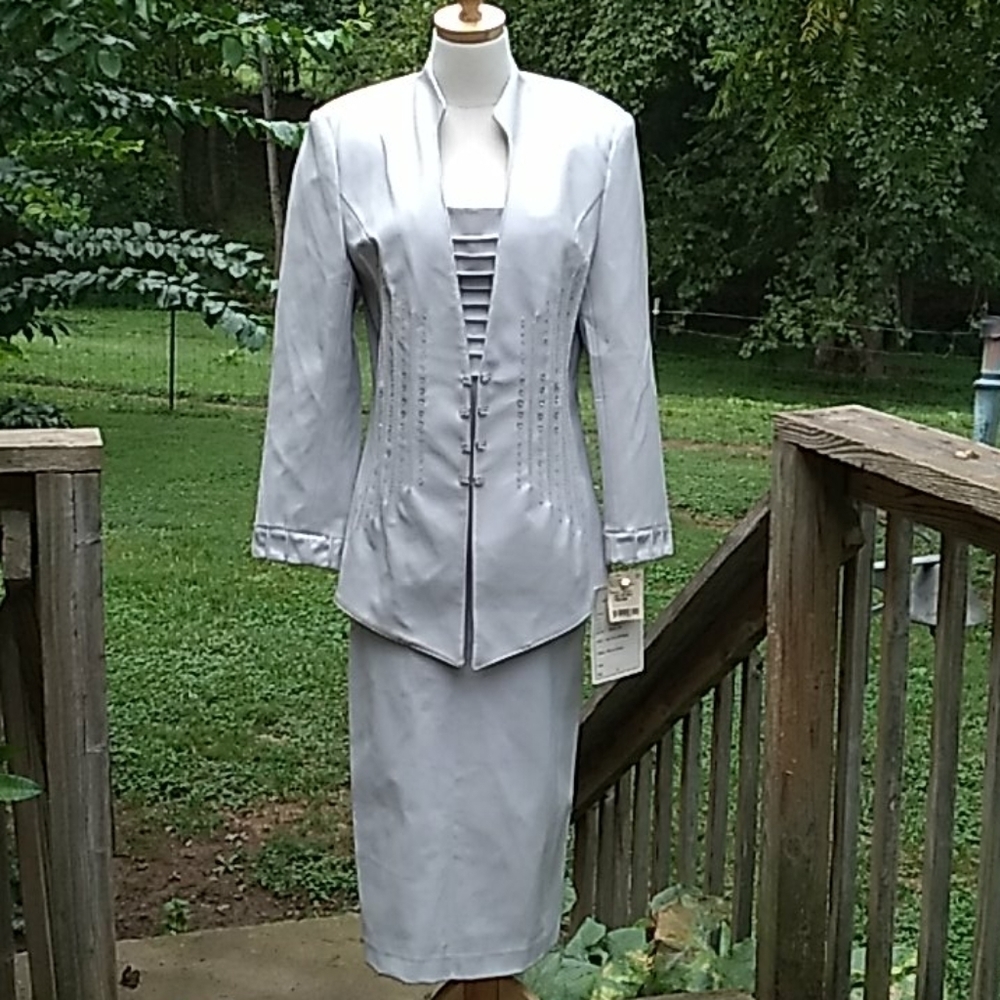 Vintage Stella Louise for KB pleather skirt set 10